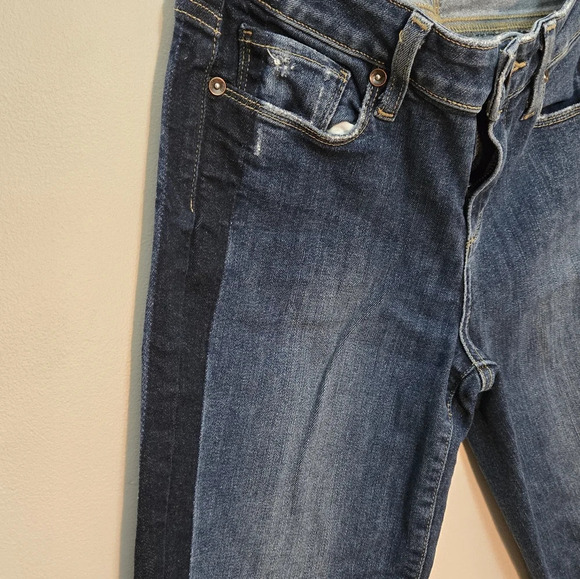 PAIGE Dark Blue Ankle & Cropped Jeans - Picture 2 of 15